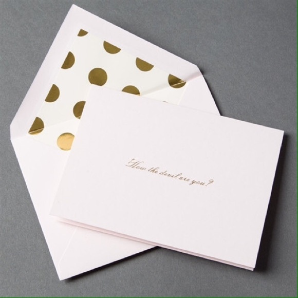 kate spade Accessories - Kate Spade foldover card set