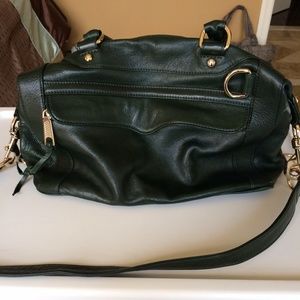 Dark Green Leather Rebecca Minkoff Purse