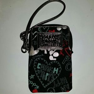 Coach Poppy series wristlet