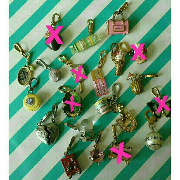 Assorted Juicy Couture Charms