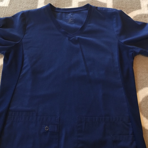 Cherokee flexible navy blue scrubs.