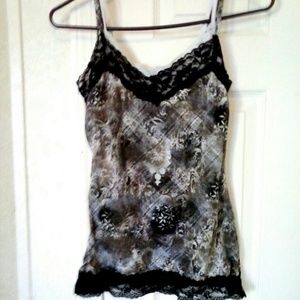 Almost famous lace tank top