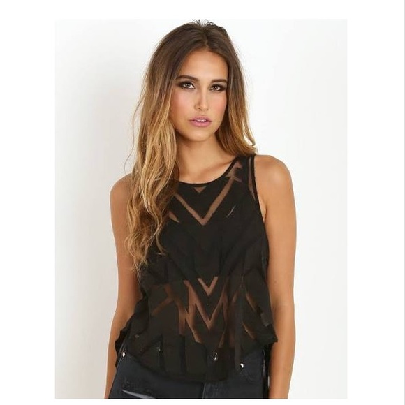 Free People Tops - Free People Ginger Top Black SML