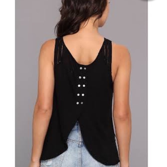 Free People Ginger Top Black SML - Picture 4 of 4