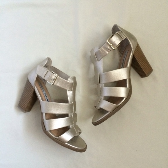 Gladiator Stacked Heel Shoe