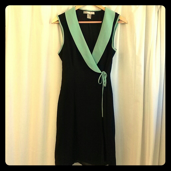 Forever 21 black wrap dress never worn