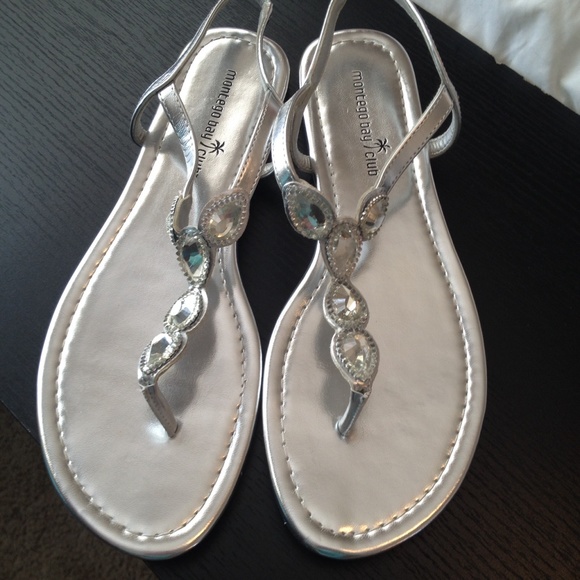 Shoes - Silver metallic sandals