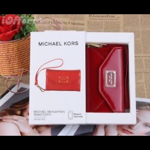 Michael Kors iPhone wallet gently used - iPhone 5