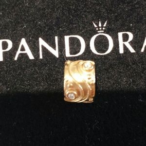 Authentic 14K Gold Pandora Clip