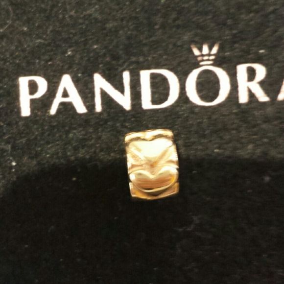 Authentic 14K Gold Pandora Clip