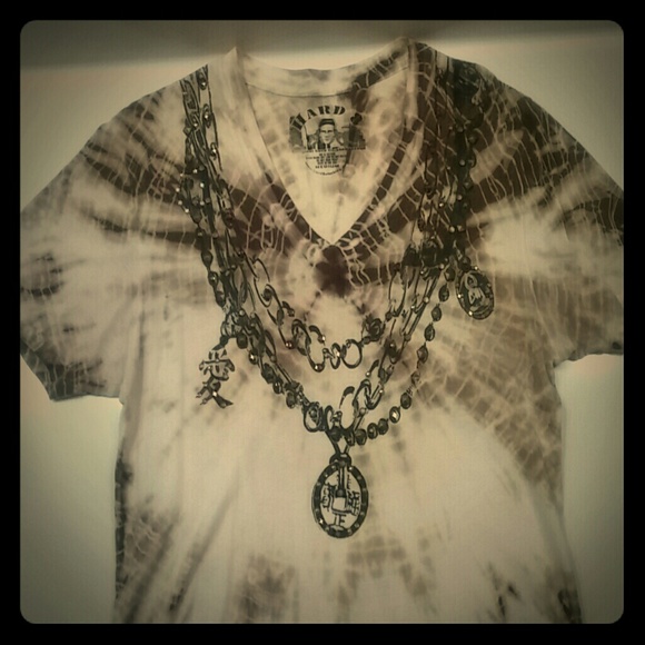 Men's Hard 8 V-Neck T-Shirt