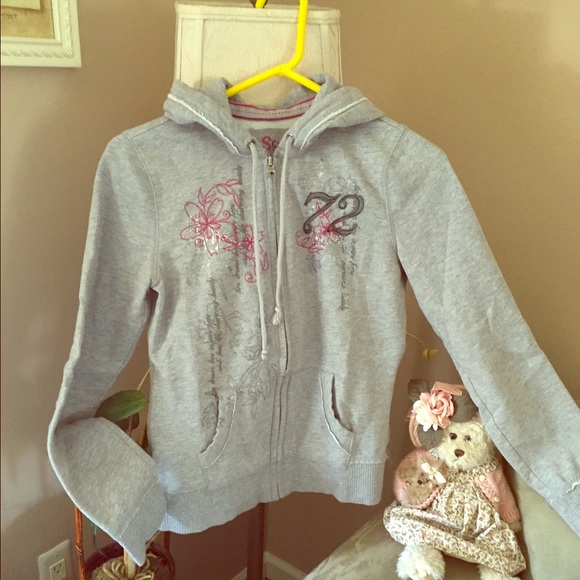 Cute Gray Lighteweight Hoodie