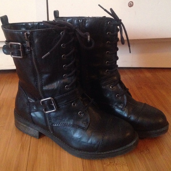 Black Combat Boots