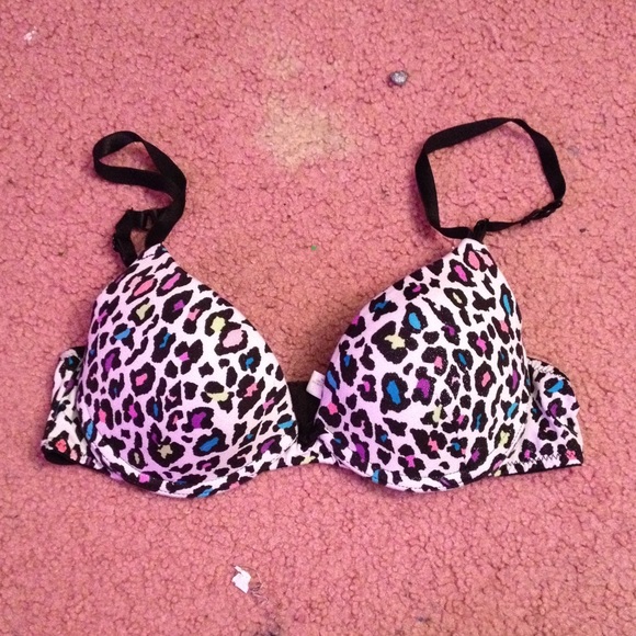 Cheetah print sparkly bra - Picture 1 of 1
