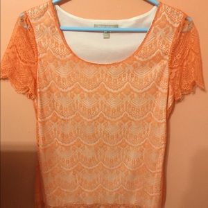 Banana republic lace shirt