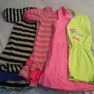3 dresses, 1 jumper lot for little girls
