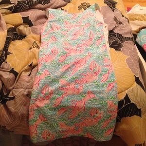 Lobstah roll shift dress