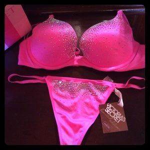 Victoria's Secret Swarovski crystal bra bundle