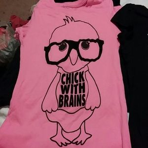 Pink Nerd Tee