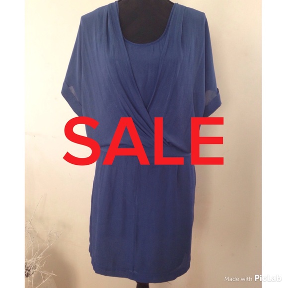 Bcbg Finley faux wrap dress