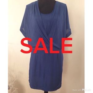 Bcbg Finley faux wrap dress