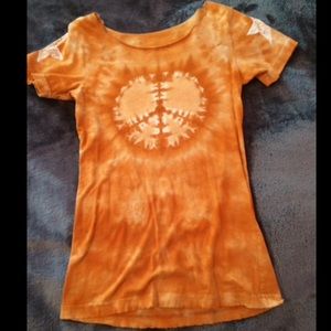 Orange affliction t-shirt