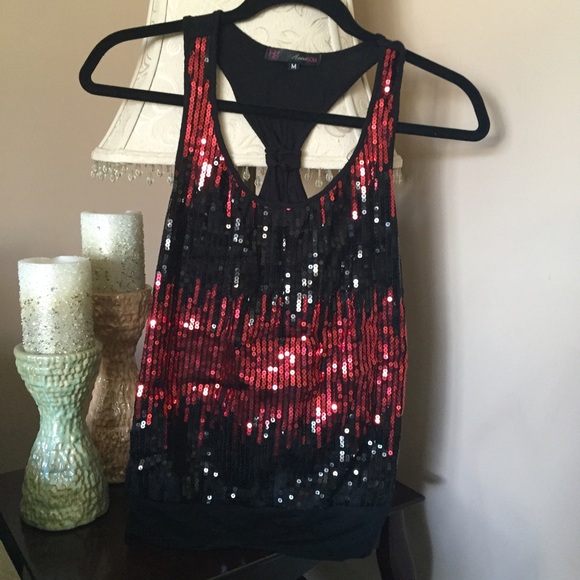 Beautiful Sequined Tank Top