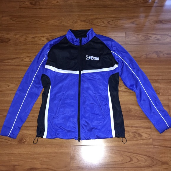 Royal Blue Jacket. "Pinnacle Cheer".