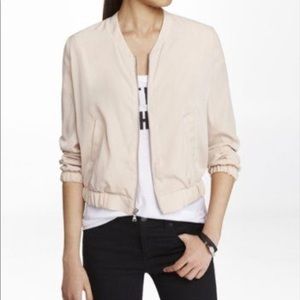 Cream express bomber jacket