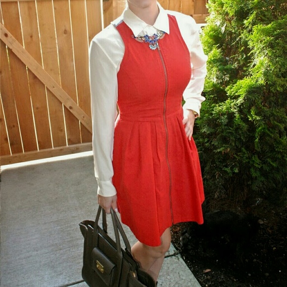 BB Dakota Dresses - BB Dakota Red Sleeveless Fit & Flare Dress BB Dakota Dresses - BB Dakota Red Sleeveless Fit & Flare Dress