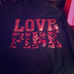 Victoria's Secret bling hoodie.
