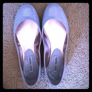 Steve Madden Grey Flats Women's 10