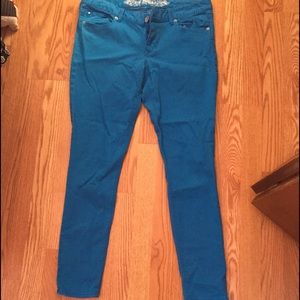 Teal Express Stella Skinny Jeans