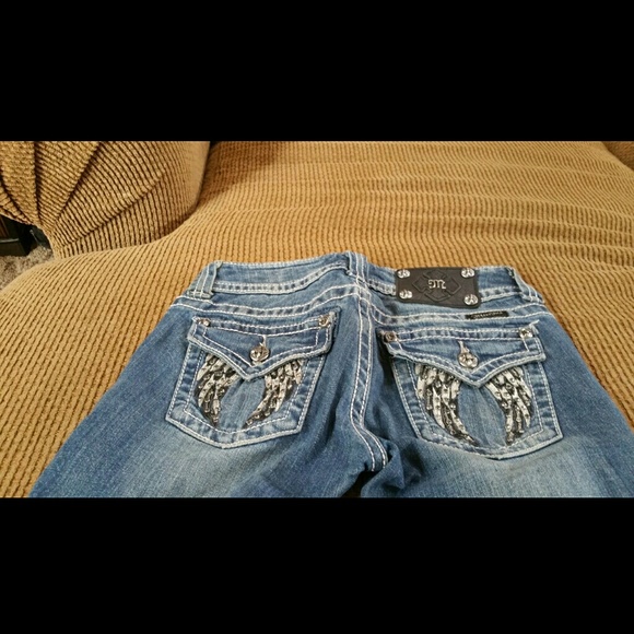 Angel wing miss me jeans