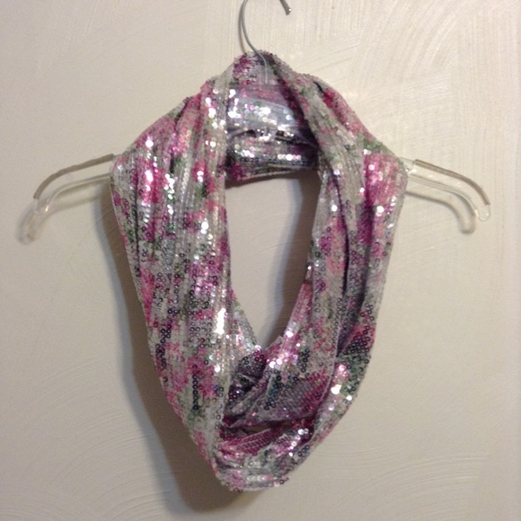 Betsey Johnson Sequin Scarf