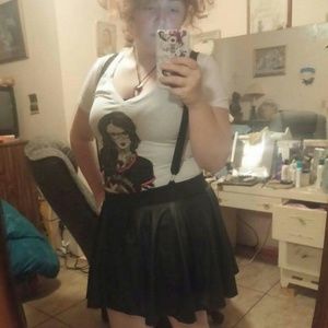 Hot Black Skirt Romper