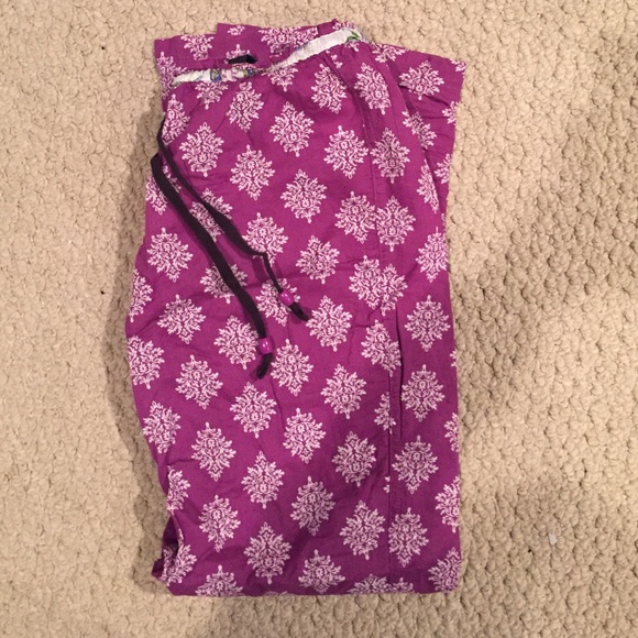 Purple paisley pajama pants