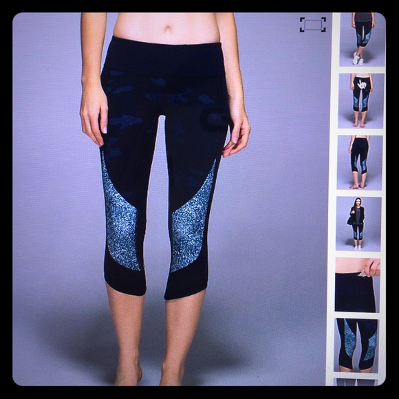 Wunder Under Crop *Full-On Luon 6 Blue NWOT