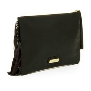 Steve Madden Pyramid Fringe Clutch