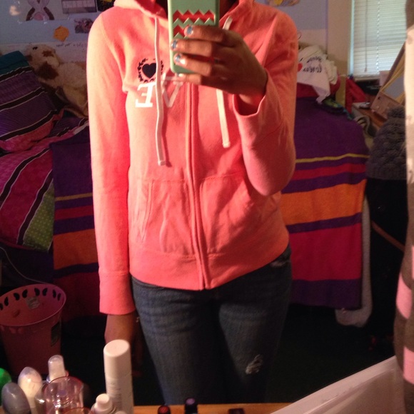 Bright pink jacket