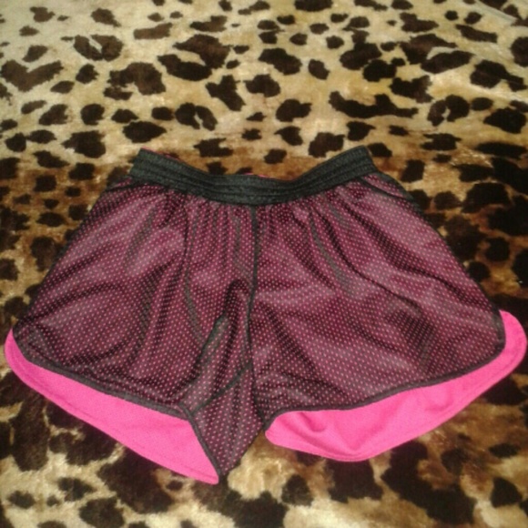 (Sold in bundle) Reversible workout shorts. - Picture 1 of 2