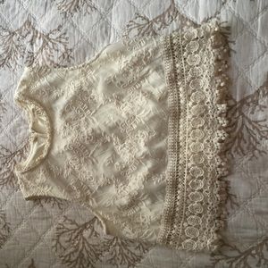 Forever 21 crochet shirt