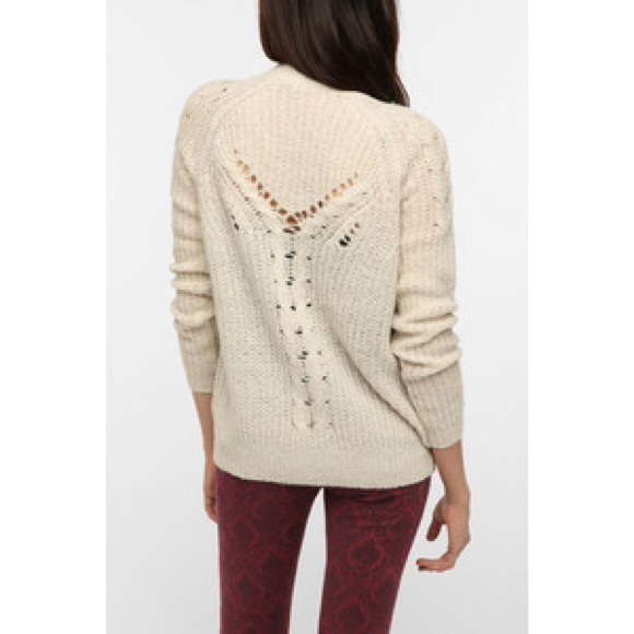 Kimchi Blue cardigan in burgundy