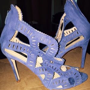 Zara heels (royal blue)