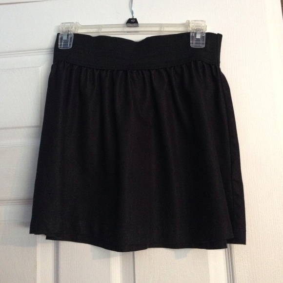 Simple black skirt
