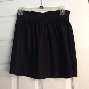 Simple black skirt