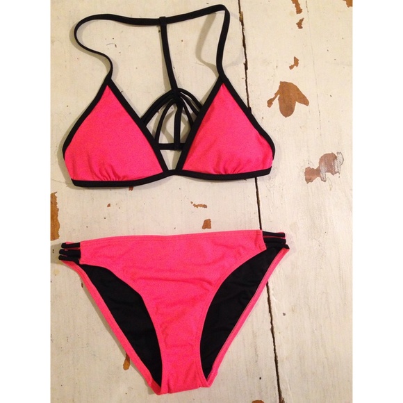 Topshop Other - [RESERVED]Topshop Bright Coral Two Peice