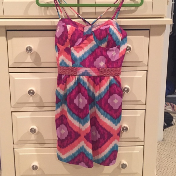 Multi colored sun dress