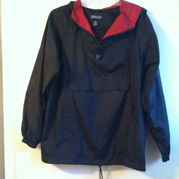 Rain Jacket, Navy size S (6-8)