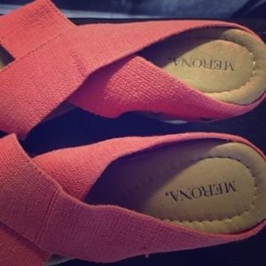 Merona Strappy Wedged Sandals